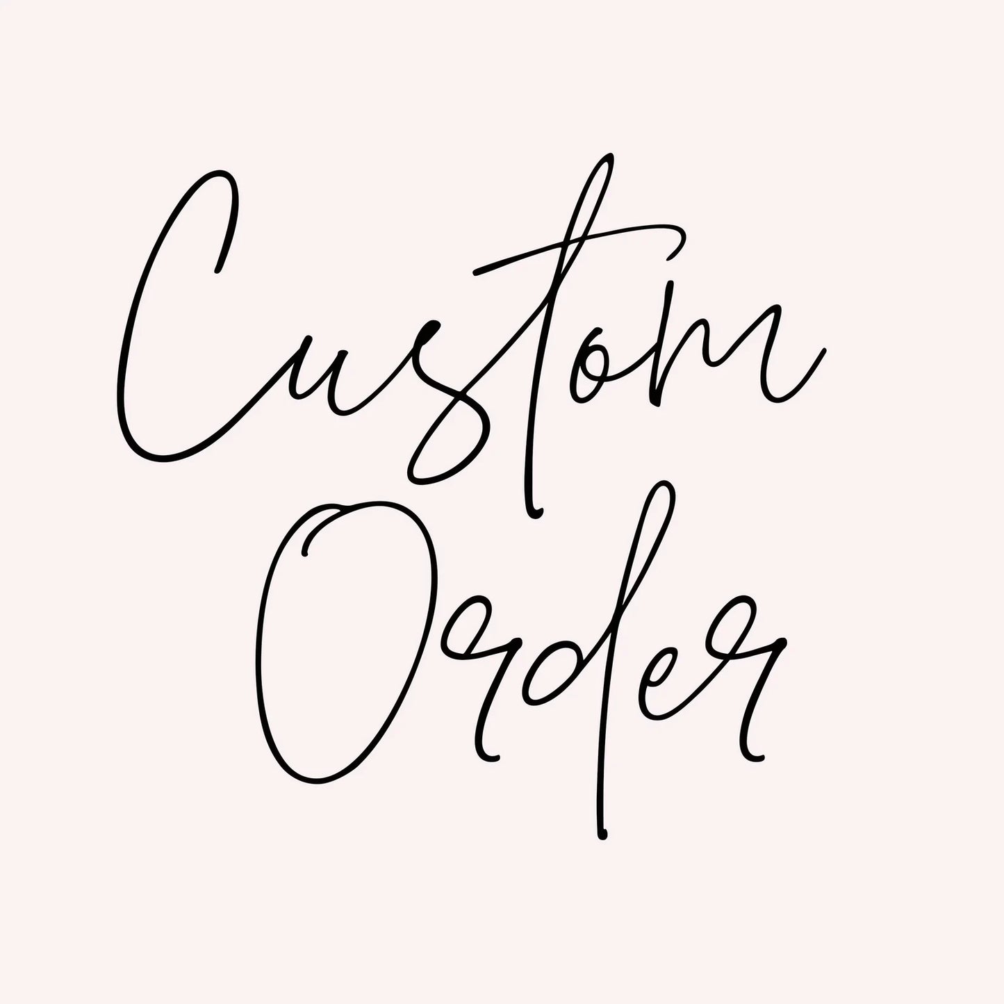 Custom Bow Order